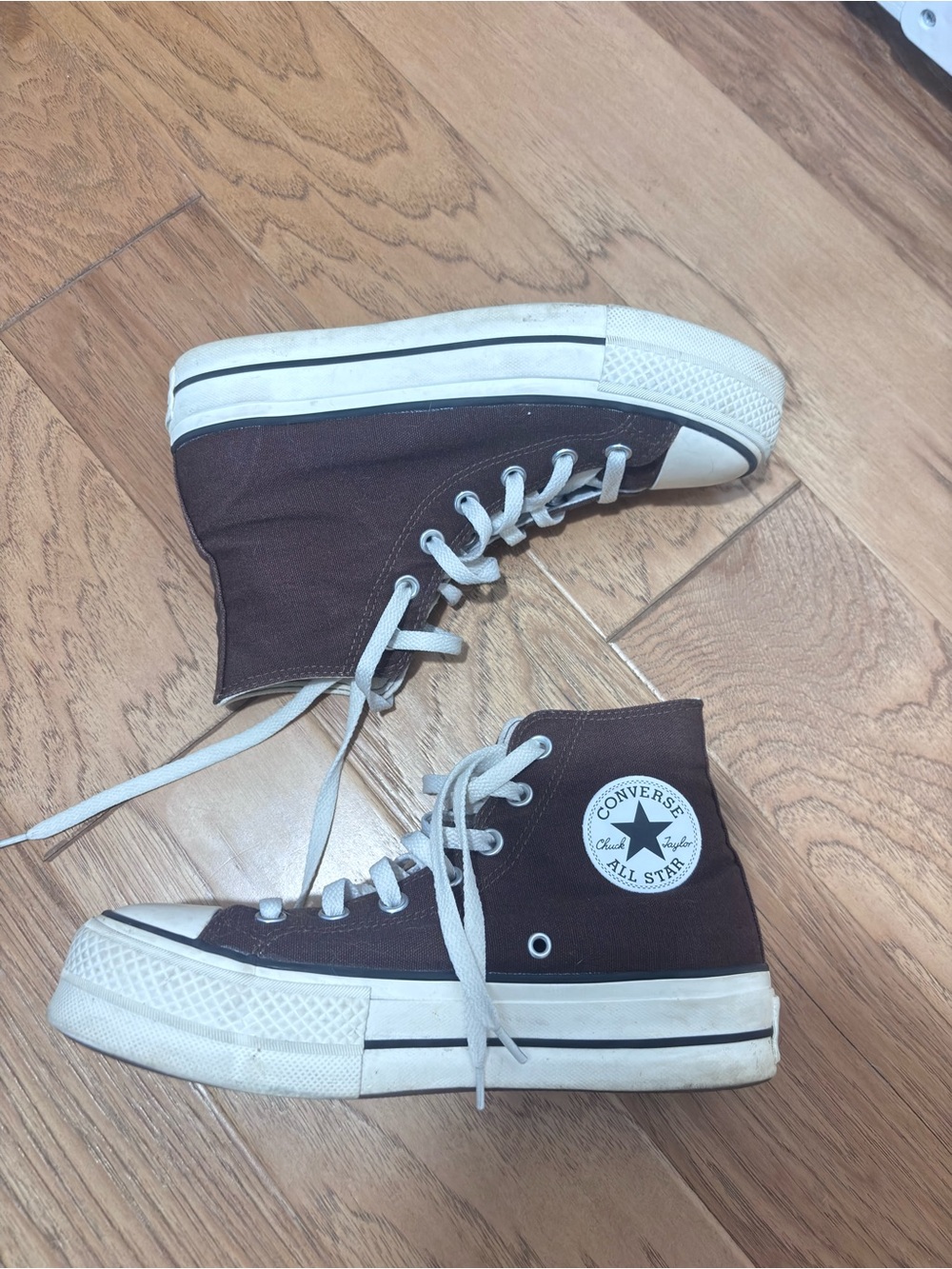 Converse Chuck Taylor All Star High Top Sneakers Platform - Dark Brown